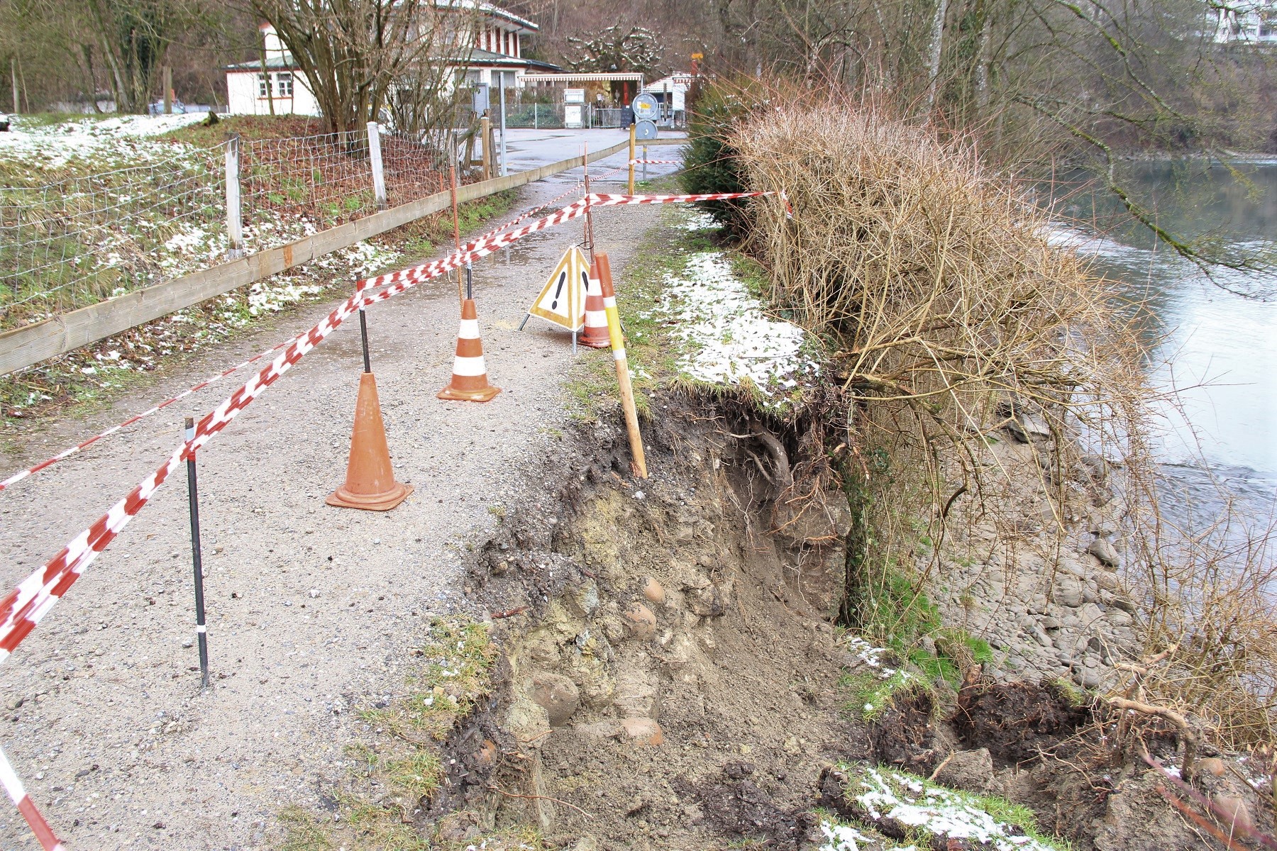 Gewässerunterhalt Aare, Copyright Tiefbauamt des Kantons Bern