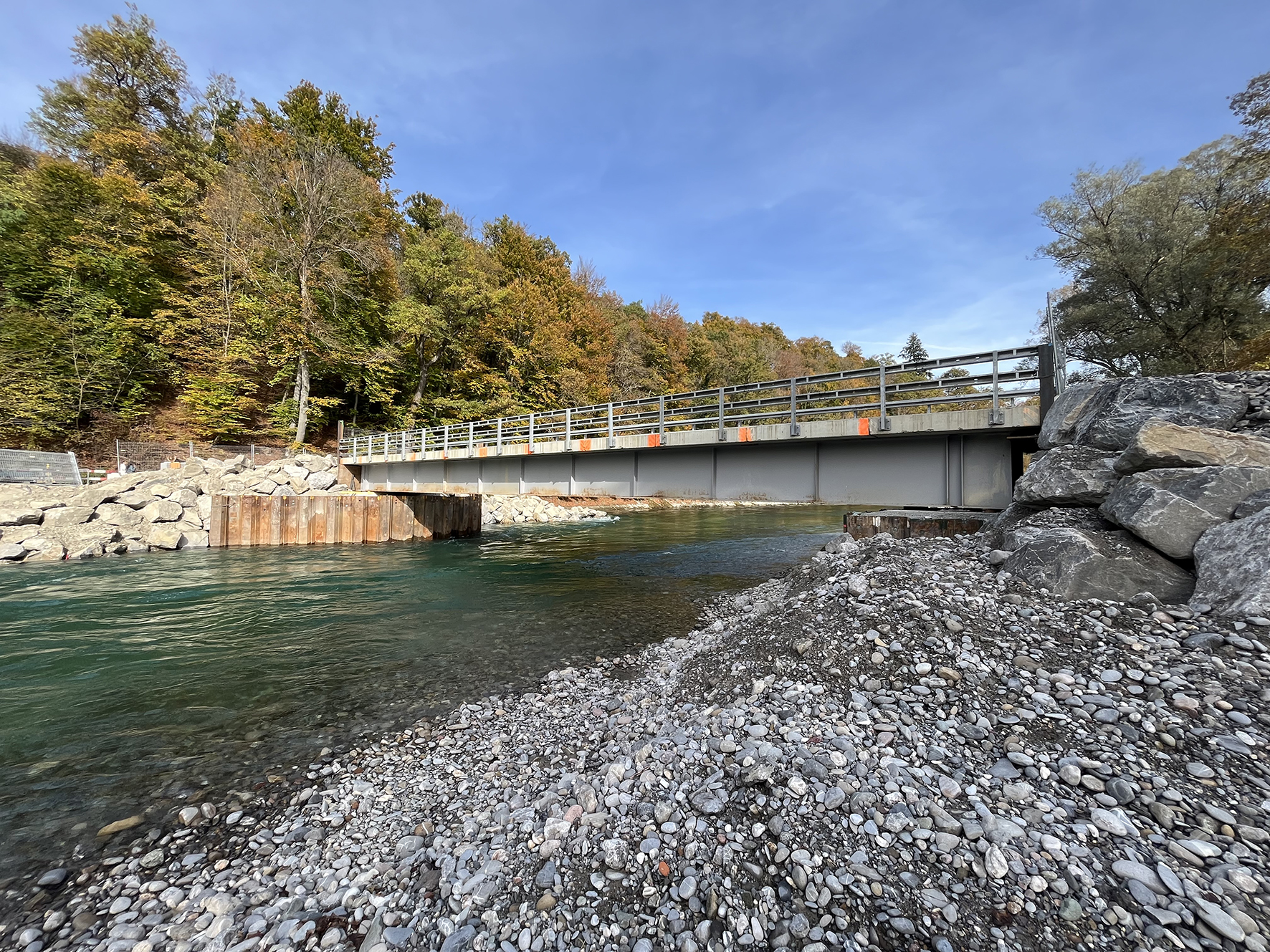 Sanierung der Uferverbauungen entlang der Aare im Bereich Eichholz-Dählhölzli.