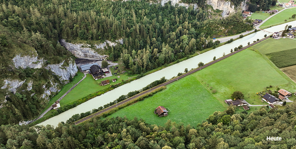 Wasserbauplan Hasliaare Aareschlucht - Brienzersee; Tiefbauamt des Kantons Bern